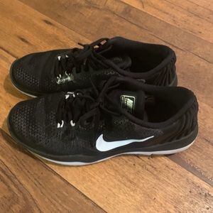 Black and White authentic Nike shoes